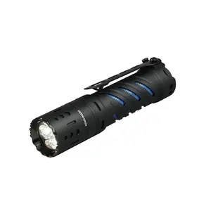 Rokas lukturis AceBeam E70 Mini — kompakts LED, 1000–2000 lm, IP68, 153 m gaismas stars, 120 g