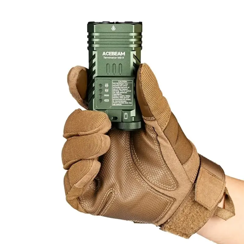 AceBeam M2‑X Green hand flashlight Photo 3