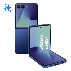 Smartphone Samsung Galaxy Z Flip7 folding 6.8" Dynamic AMOLED 2X, 12GB RAM, 256GB, Blue
