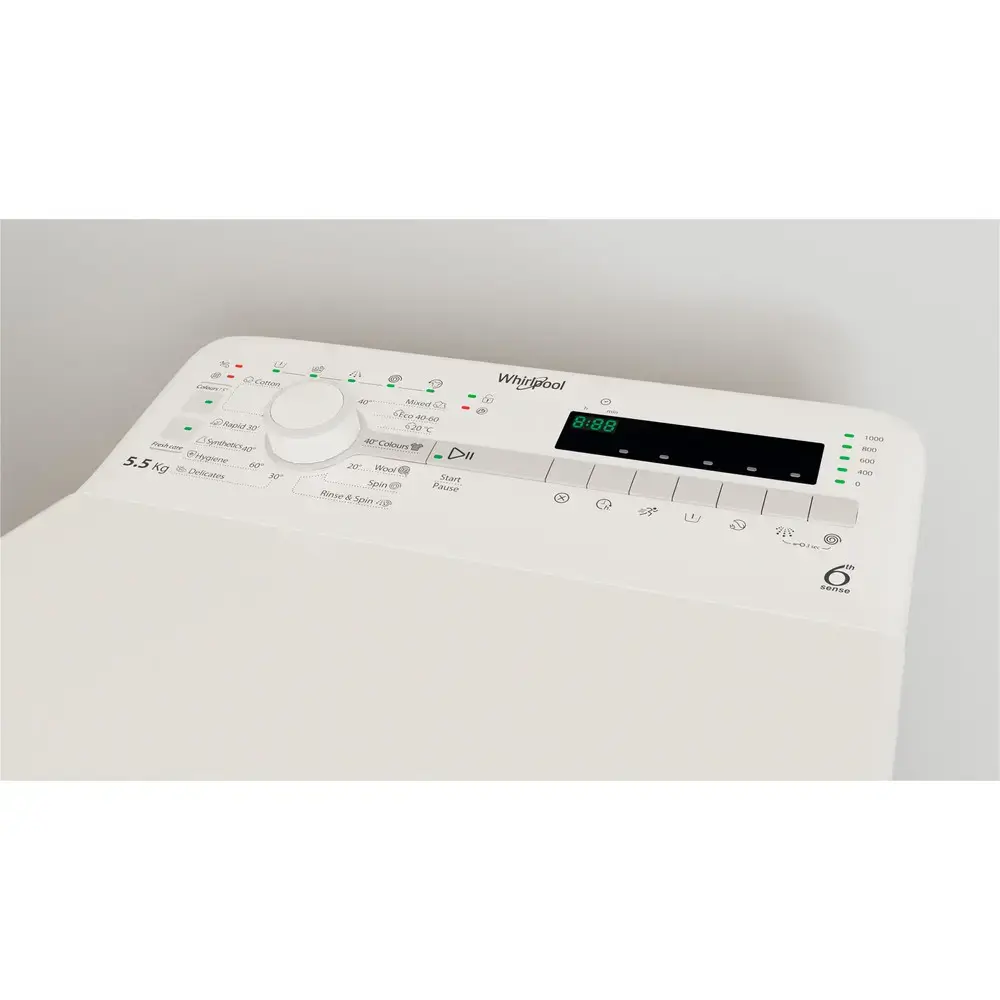 WHIRLPOOL TDLR55140SEU veļasmašīna 5,5 kg Photo 5