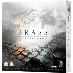 Настольная игра Rebel Brass Birmingham — польское издание, 2–4 игрока, экономическая стратегия