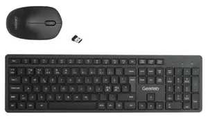 eSTUFF GLB212011-NORDICCOMBO Wireless Keyboard and Mouse Combo Full-size QWERTY Nordic Membrane USB Black