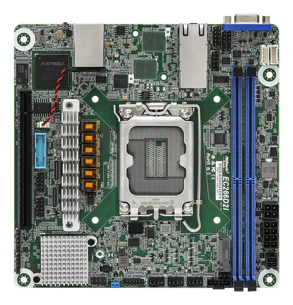 Servera mātesplate Asrock EC266D2I Intel C266