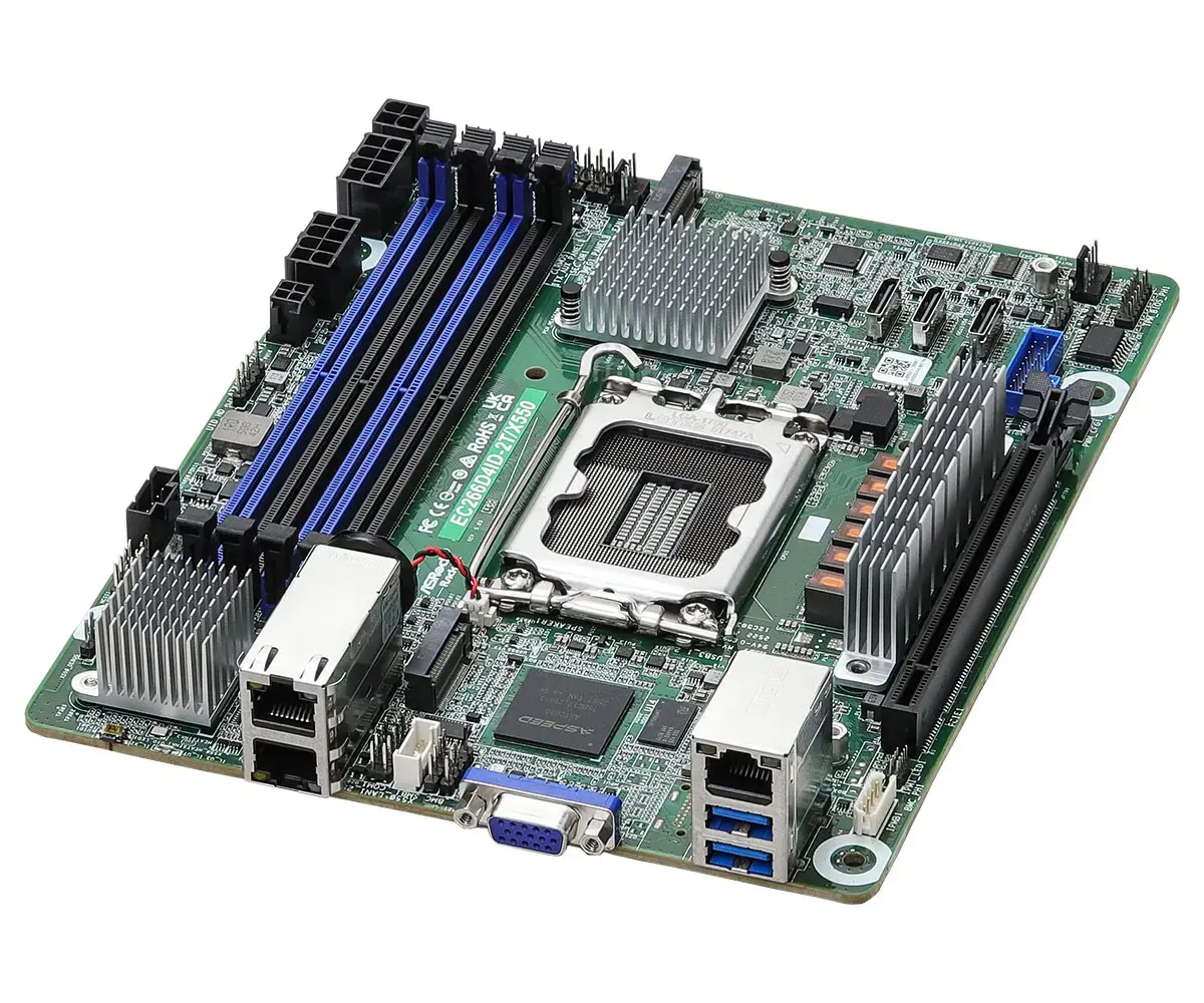 ASRock EC266D4ID-2T/X550 mini ITX servera mātesplate Photo 2