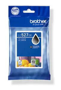 Ink cartridge Brother LC527BK — original black pigment ink, single pack, ~1300 pages