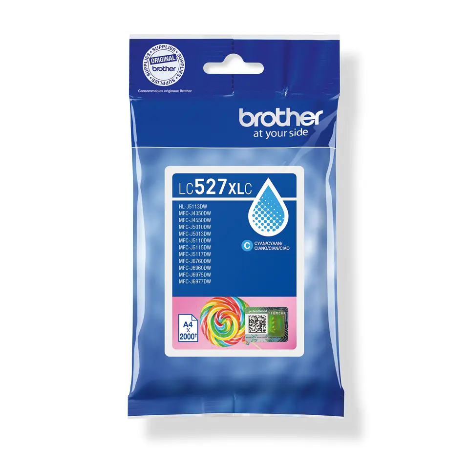 Brother LC527XLC augstas ražības tintes kasetne