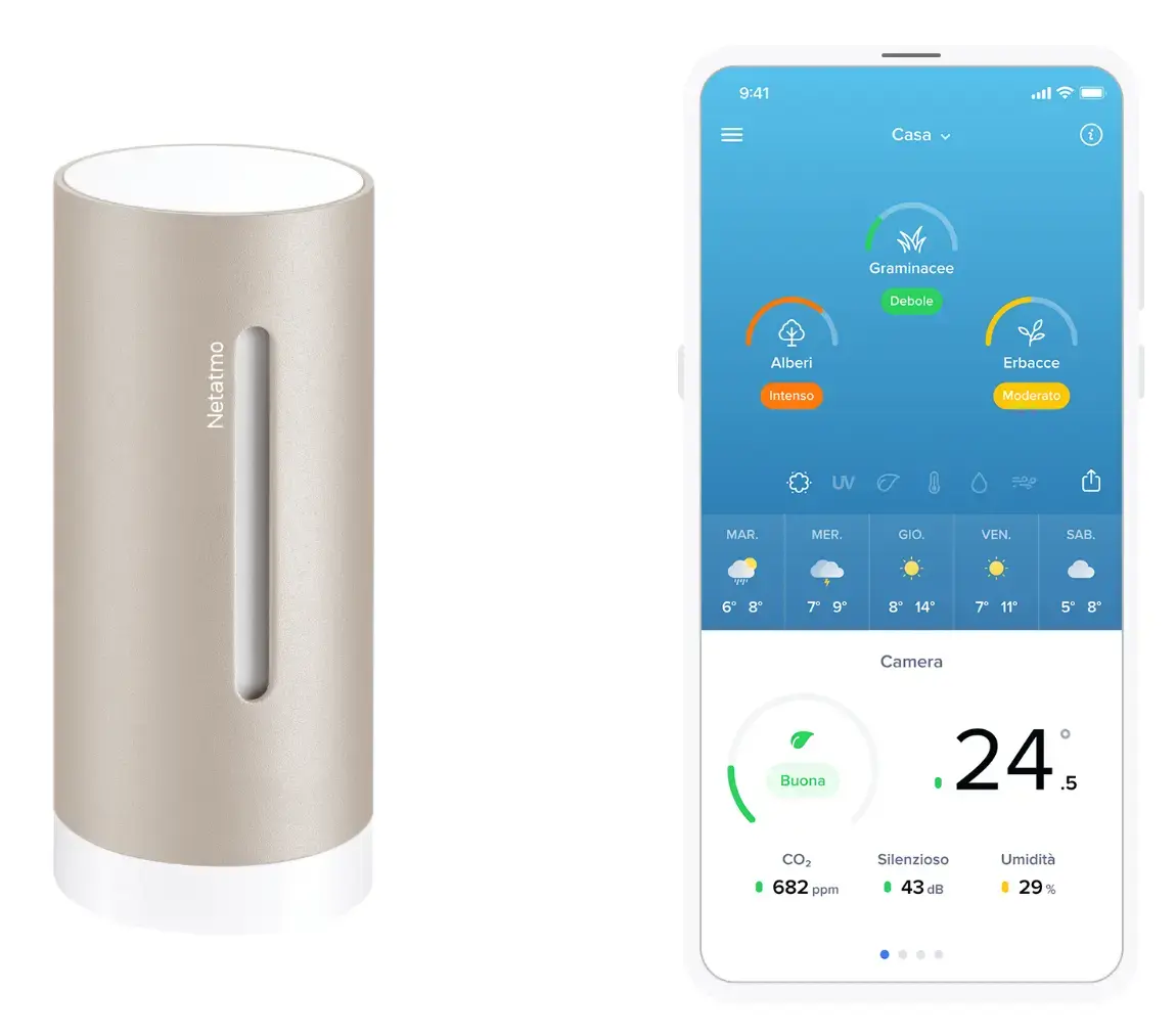 Netatmo NIM-S Sand digital weather station Photo 2