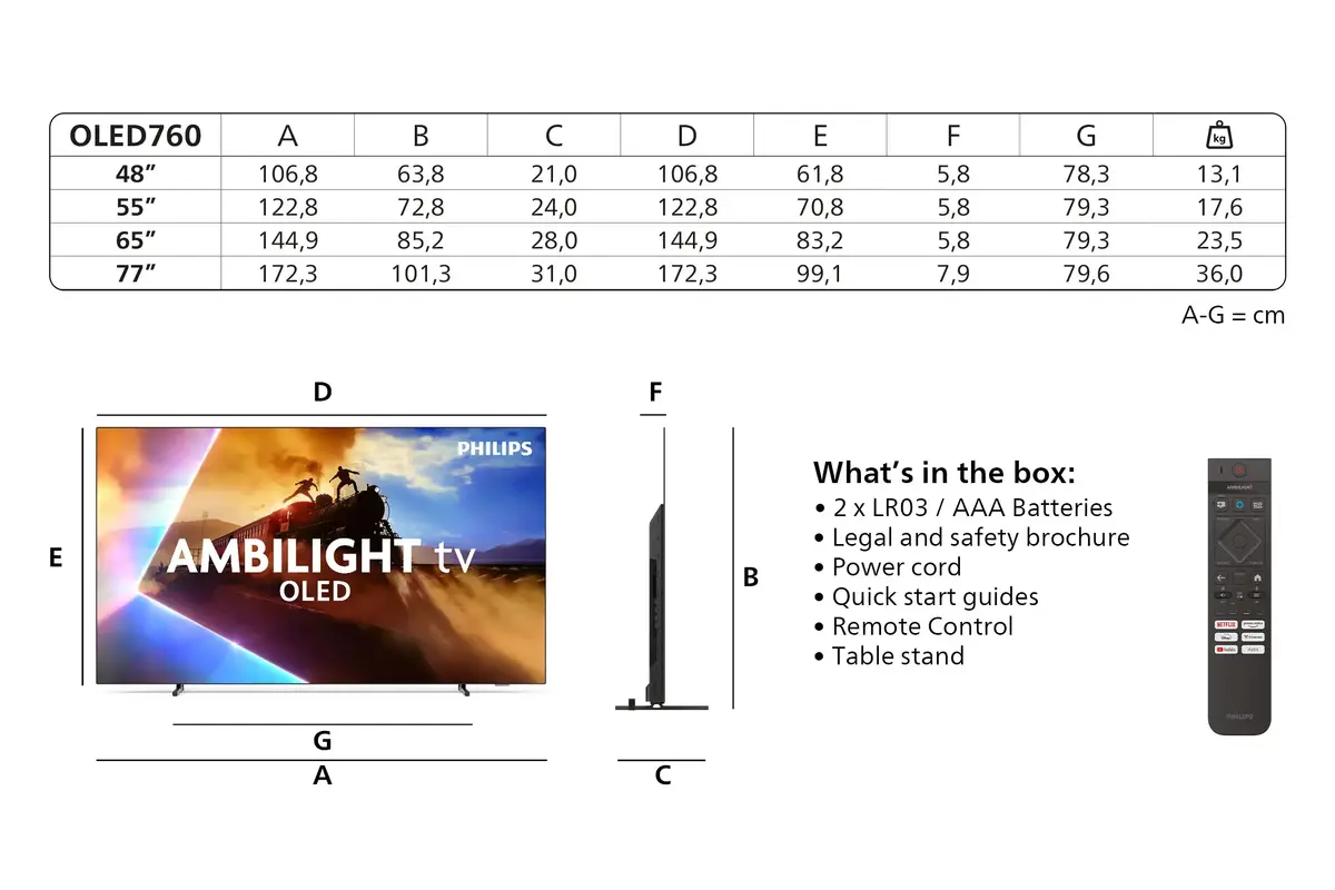 Television Philips 55OLED760/12 Photo 3