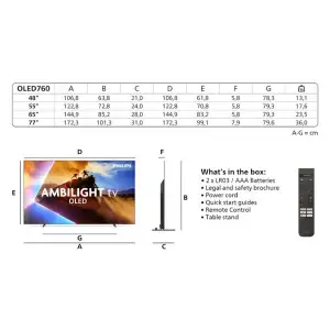 Television Philips 48OLED760/12 Photo 2