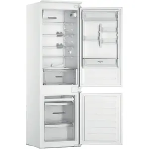 Built-in refrigerator with freezer WHIRLPOOL WHC18D011C1SF — E class, 177 cm height, StopFrost, 6th Sense
