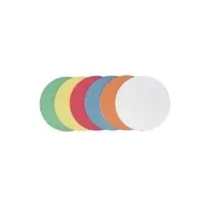 Moderation Card Franken UMZ 14 07 red, 130 g/m² — presentation and marking board sheet