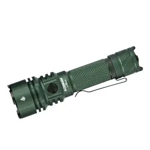 Rokas lukturis AceBeam L16 2.0 Green — uzlādējams 21700 Li‑Ion, 5000 mAh, līdz 2100 lm, IP68, 7 režīmi
