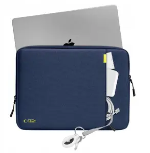 Чехол для ноутбука Tech‑Protect Defender 15–16" тёмно‑синий — защитный чехол для 15–16 дюймов