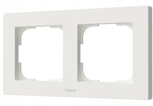 Viedā slēdža rāmis H2 2-grupas Aqara FE-X01D-W