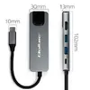 USB-C Hub QOLTEC 53795 — 5in1, 100W PD, HDMI 4K Photo 3