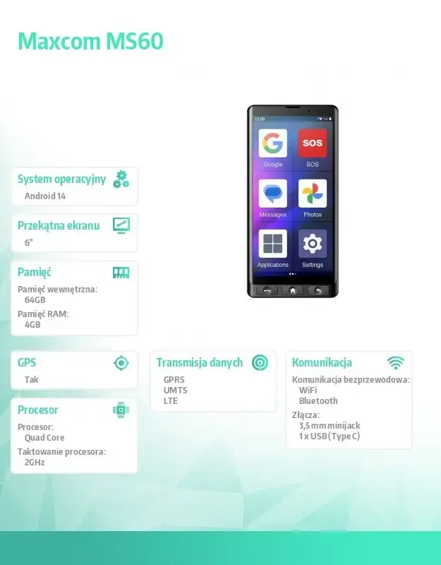 Смартфон MAXCOM MS601 Photo 13