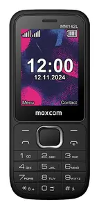 MaxCom Classic MM142L mobilais tālrunis klasiskais korpuss Divas SIM kartes 2.4 collas 240 x 320 pikseļi 800 mAh melns