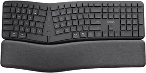Wireless ergonomic compact keyboard TRUST KEYRA ERGO MULTI DE — wireless, compact layout, German keyset