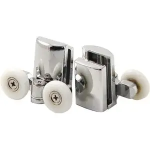 Double bottom rollers for 6 mm glass panes, deante FI 23 mm
