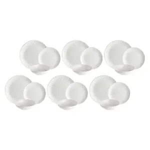 Tableware set LA PORCELLANA BIANCA SOGNANTE 18 pieces — porcelain dinner service set