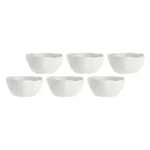 Set of 6 bowls LA PORCELLANA BIANCA LUNIA, porcelain bowls Ø 15 cm