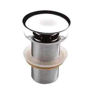 Washbasin waste valve Deante NHC 010A click-clack design, without overflow