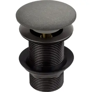 Washbasin stopper deante NHC_T12A — granite finish, universal sink plug