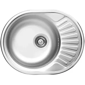 Stainless steel kitchen sink deante ZEU 011C — 1 bowl with 1 drain