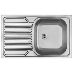 1-bowl steel sink deante ZM5 311L with left drainer