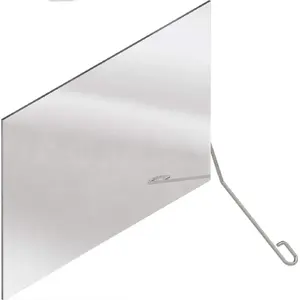 Wall-mounted tiltable mirror deante NIL_E8PA with adjustable angle and modern design