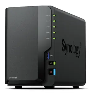 Synology DiskStation DS225+ 2 Bay NAS Desktop Intel Celeron J4125 2 GB DDR4 Synology DSM Black