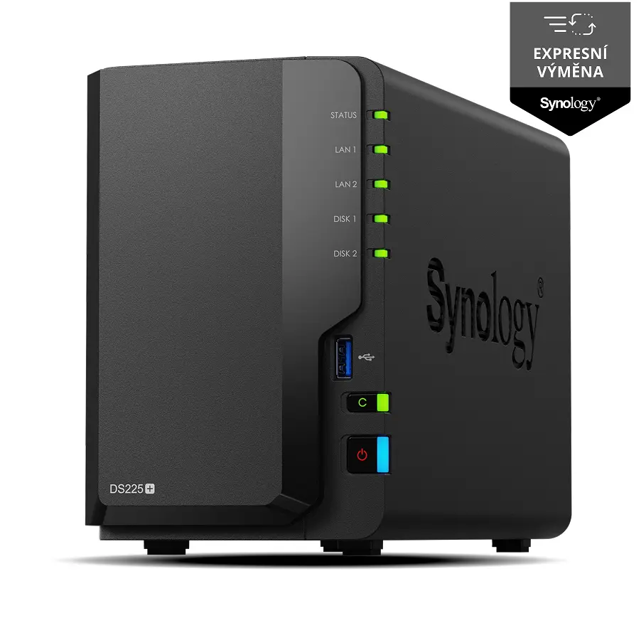 Сетевое хранилище Synology DiskStation DS225+ Photo 3