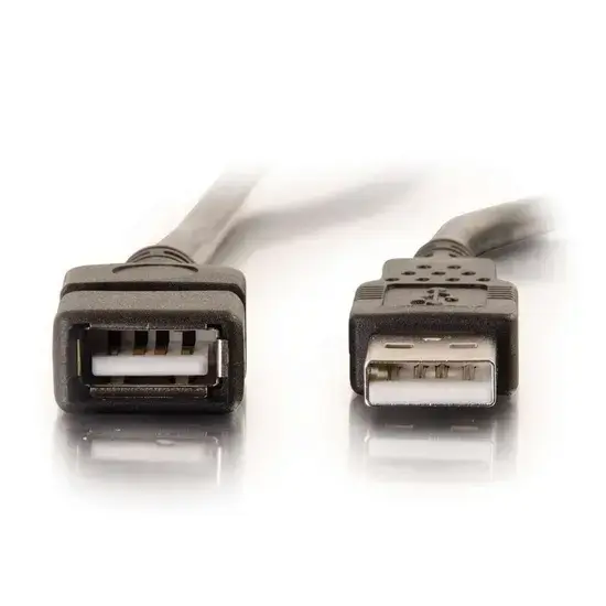 Кабель-удлинитель C2G 52107 USB 2.0 2.01 м черный Photo 3
