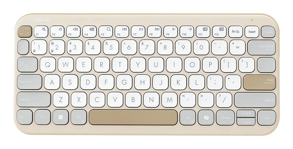 Asus KW100 Universāla bezvadu Bluetooth tastatūra
