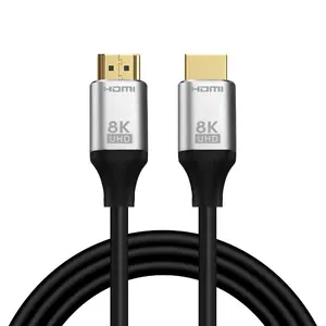 HDMI kabelis RoGer UHD8K2BK — HDMI 2.1, 8K@60Hz, 48 Gbps, melns