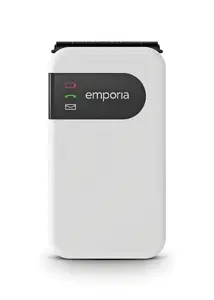 Телефон для пожилых Emporia SIMPLICITYglam Раскладушка 2.8 Дюйма 240 x 320 Пикселей Bluetooth Белый