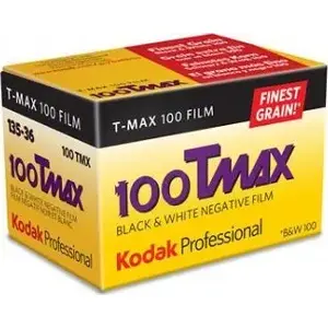 35mm Black & White Film Kodak T‑Max 100 135, 24 exposures, film for still photography