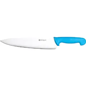Kitchen knife Stalgast PL32281254 25 cm blade, stainless steel, blue plastic handle