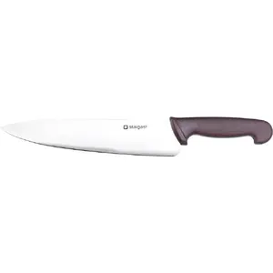 Kitchen knife Stalgast PL32281256 25 cm brown stainless steel blade with plastic handle