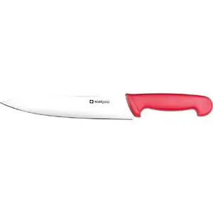 Kitchen knife Stalgast PL32281211 — 21 cm stainless steel blade, red plastic handle