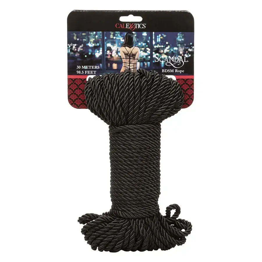 Бондаж CALEXOTICS SCANDAL BLACK BDSM ROPE Photo 2
