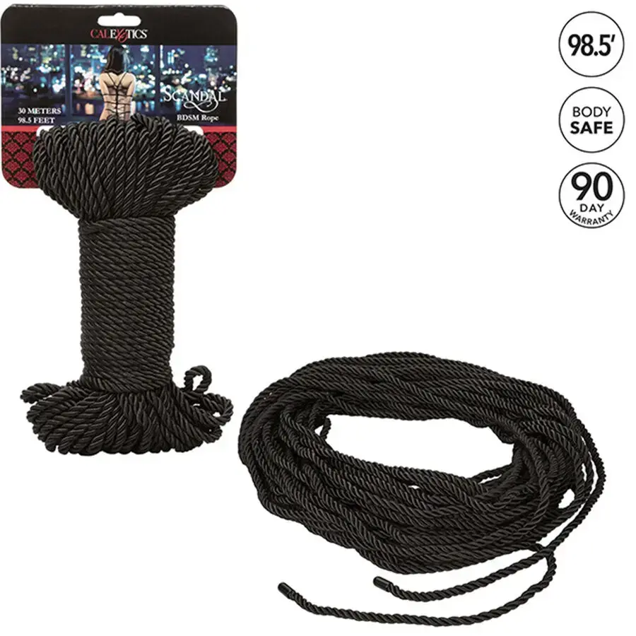 Бондаж CALEXOTICS SCANDAL BLACK BDSM ROPE Photo 3