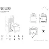 Dunavox DAVS25.63DSS built-in wine cooler Photo 6