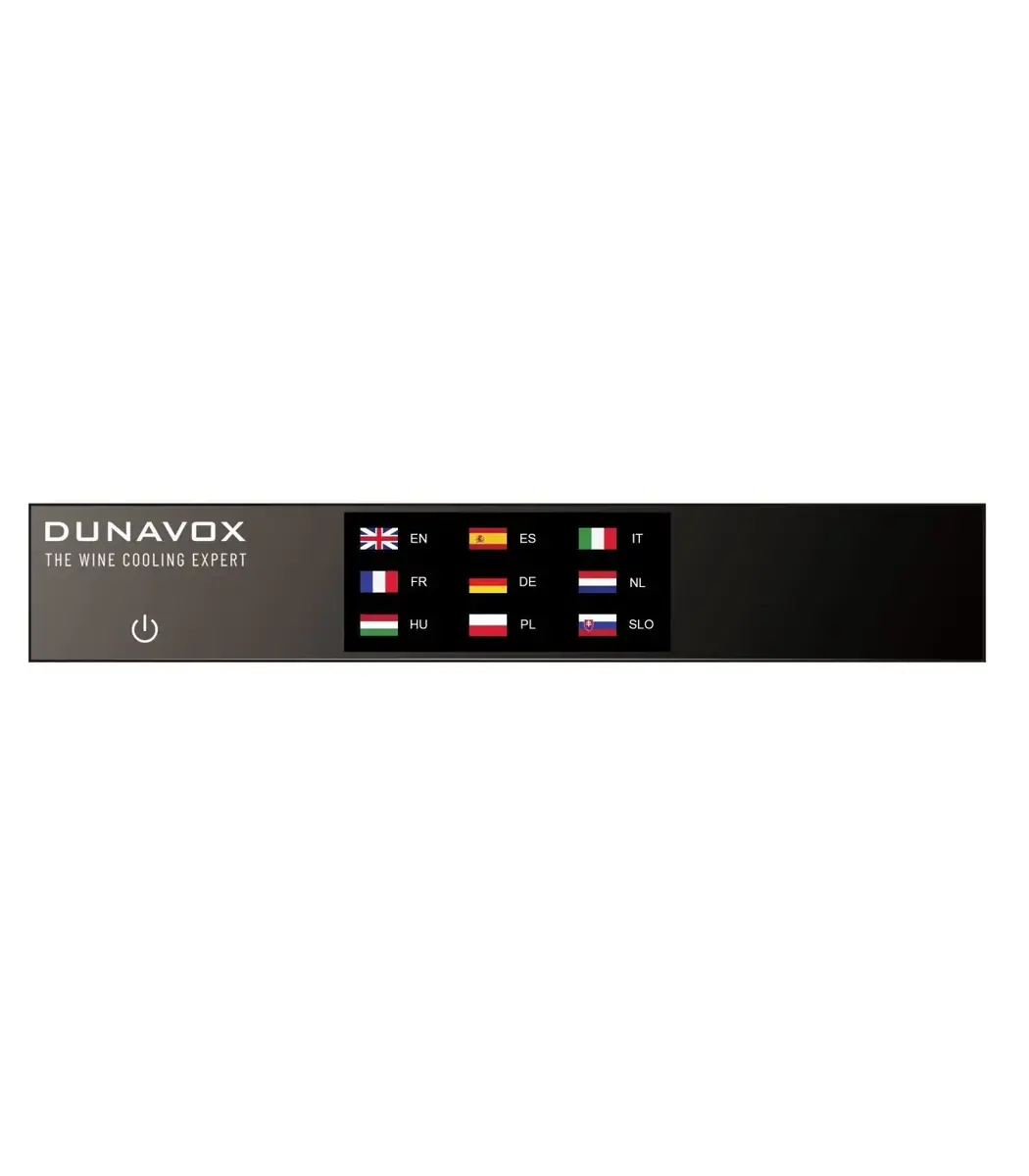 Dunavox DVN-44.120DB.TO built-in dual-zone wine cooler Photo 4