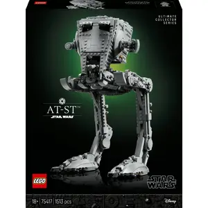 LEGO Star Wars AT‑ST Walker model 75417, 1513 pieces, moving parts, display set, 18+
