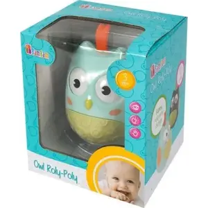 Soft toy Bambam Wanka Wstanka Owl 0201 plush owl baby toy, small cuddly comforter