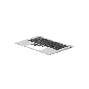 Laptop top cover with keyboard HP N45443-BG1, black PVC