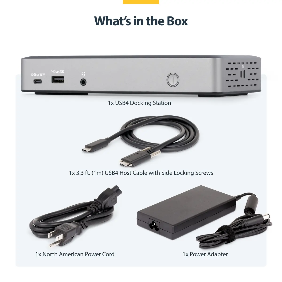 StarTech Triple-Monitor USB4 Docking Station Photo 12