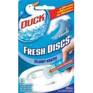 Želatīnas pakarināmie diski tualetei duck Fresh Discs Marine ar aplikatoru, modelis 5926