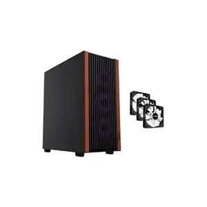 Computer Case 1stCOOL G6 Noble, Mid Tower, Black